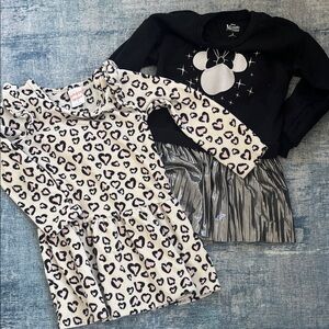 Jumping Beans Black and Cream Kids Dresses Size 5